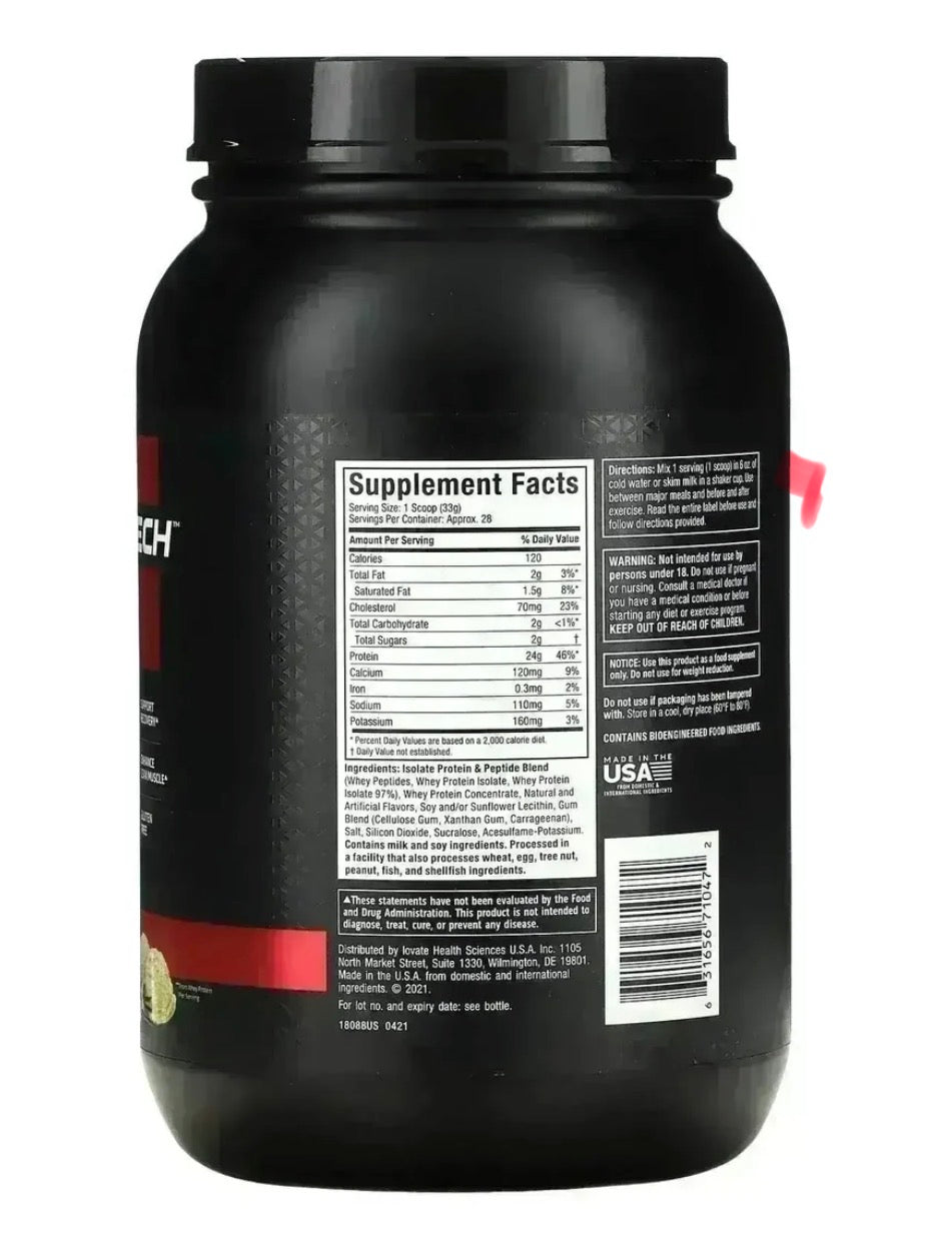 Nitro Tech Whey Gold - Proteina 5lb