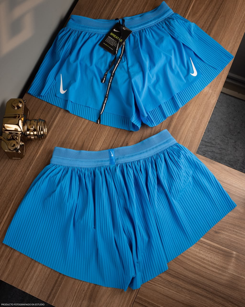 Pantaloneta Running Nike Plizada