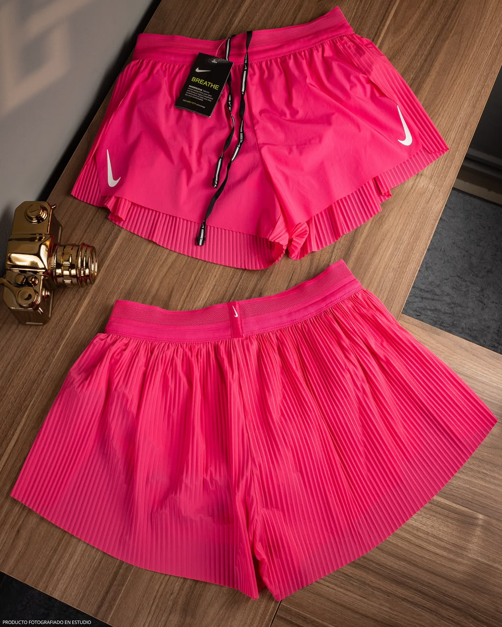 Pantaloneta Running Nike Plizada