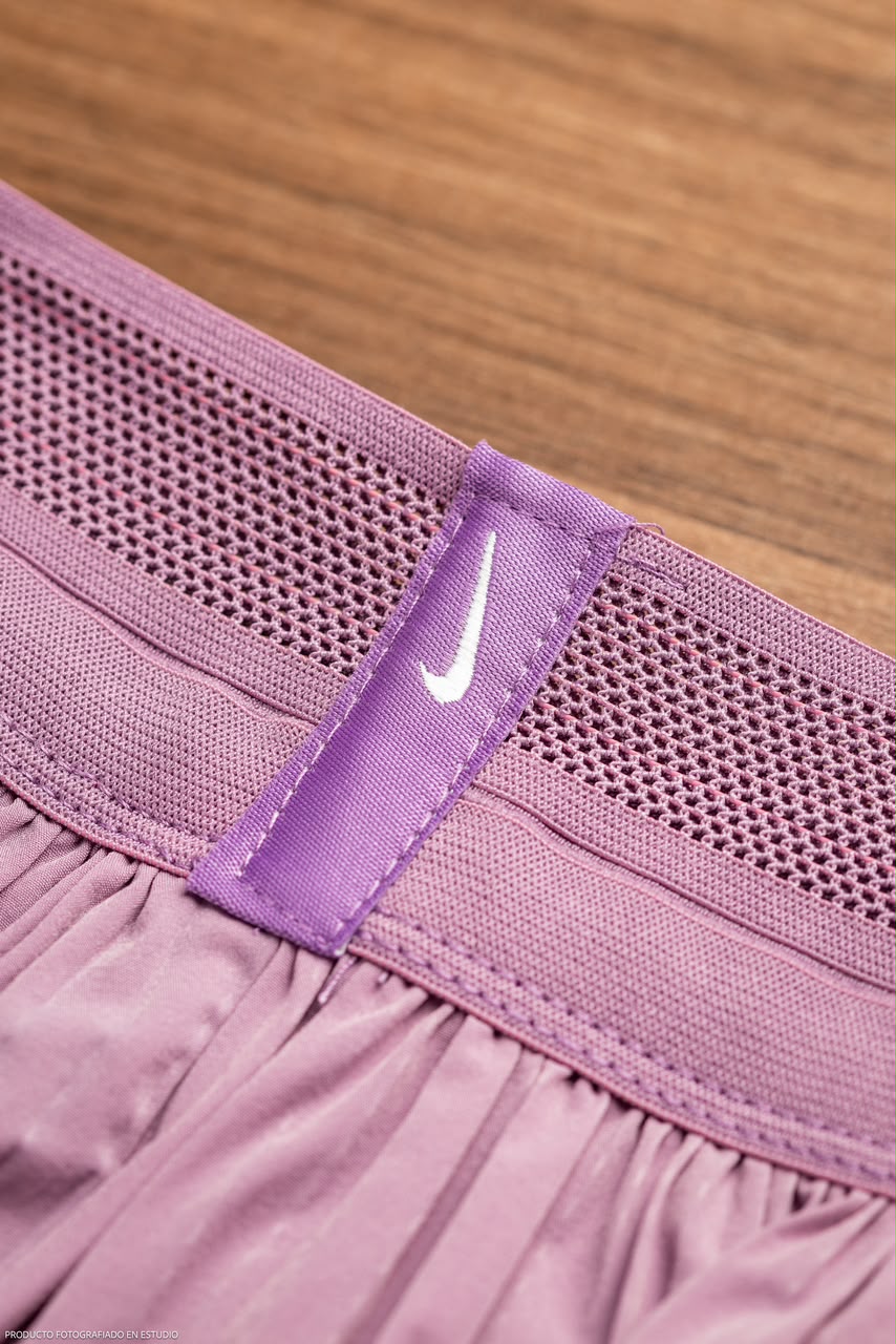 Pantaloneta Running Nike Plizada