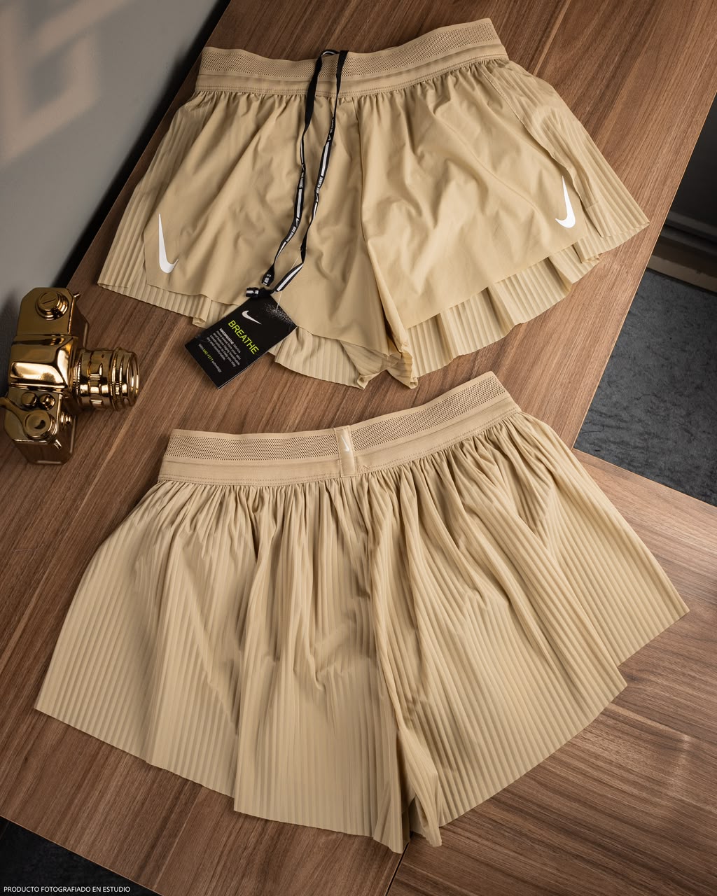 Pantaloneta Running Nike Plizada