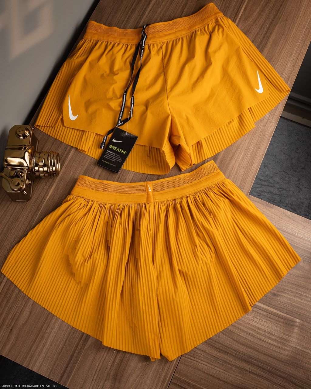 Pantaloneta Running Nike Plizada