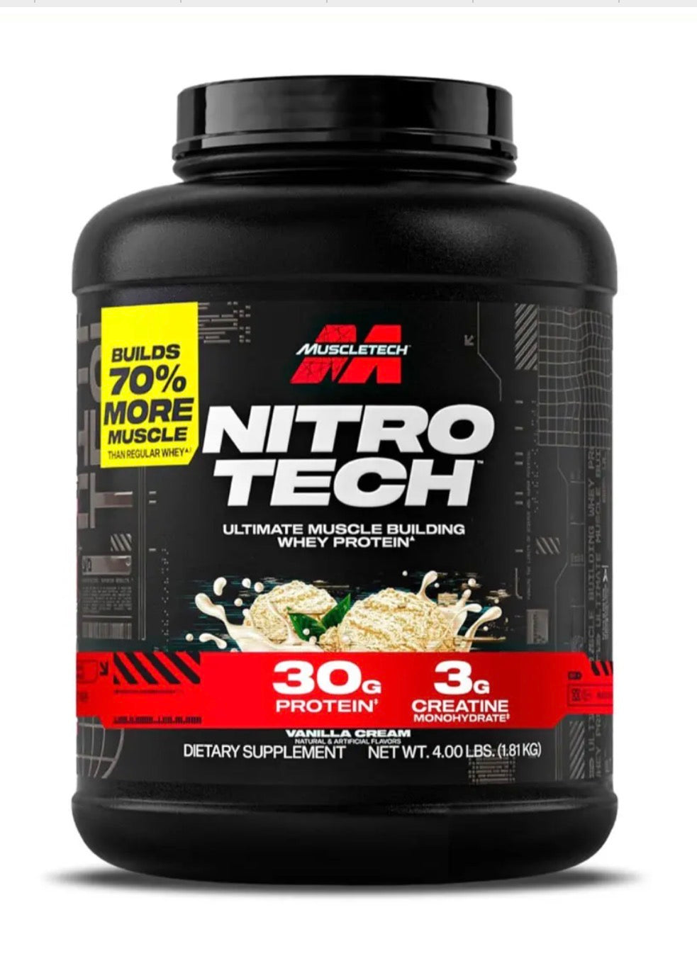 Nitro Tech- Proteina 4lb